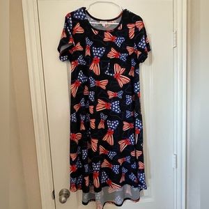 Red white and blue likable dress